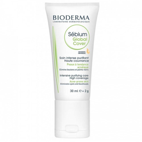 BIODERMA SÉBIUM GLOBAL COVER 30 ML + 2 G