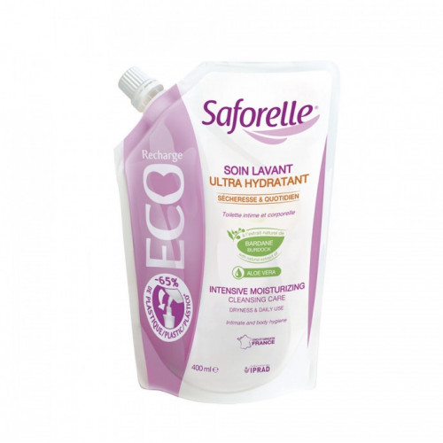 SAFORELLE SOIN LAVANT ULTRA HYDRATANT RECHARGE 400 ML