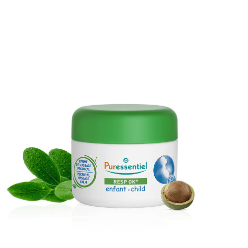 PURESSENTIEL RESP OK BAUME DE MASSAGE PECTORAL ENFANT 60 ML