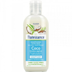 NATESSANCE SHAMPOING COCO ET KÉRATINE VÉGÉTALE 100 ML