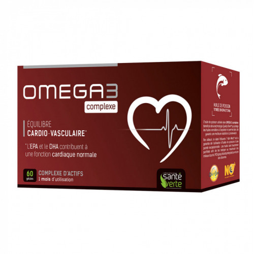 SANTÉ VERTE OMEGA 3 COMPLEXE 60 GÉLULES