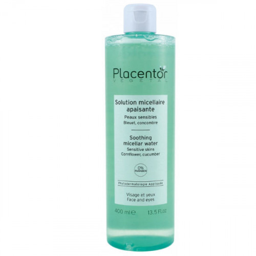 Placentor Végétal Solution Micellaire Apaisante Pour Peaux Sensibles 400 ml 