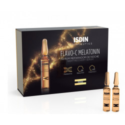 ISDIN FLAVO-C MELATONIN SERUM REPARATEUR NUIT 30 UNIDOSES DE 2ML 