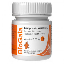 BioGaia Vitamine D 30 Comprimés