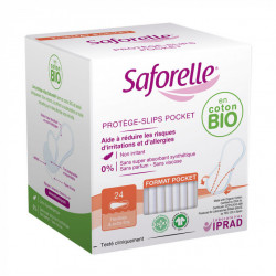 SAFORELLE COTON PROTECT 24 PROTÈGE-SLIPS POCKET