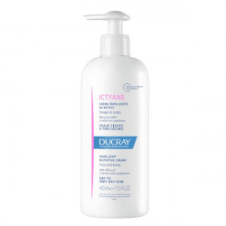 DUCRAY ICTYANE CRÈME EMOLLIENTE NUTRITIVE VISAGE ET CORPS 400 ML