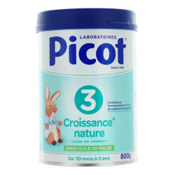  Picot Croissance nature lait 3ème âge 800 g