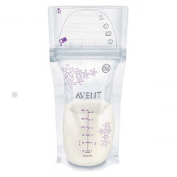 Avent Sachets de Conservation pour Lait Maternel 180 ml x 25