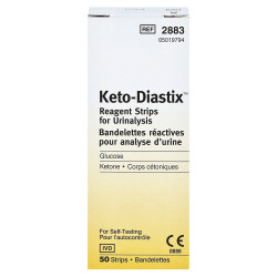 KETO DIASTIX 50 Bandelettes réactives 