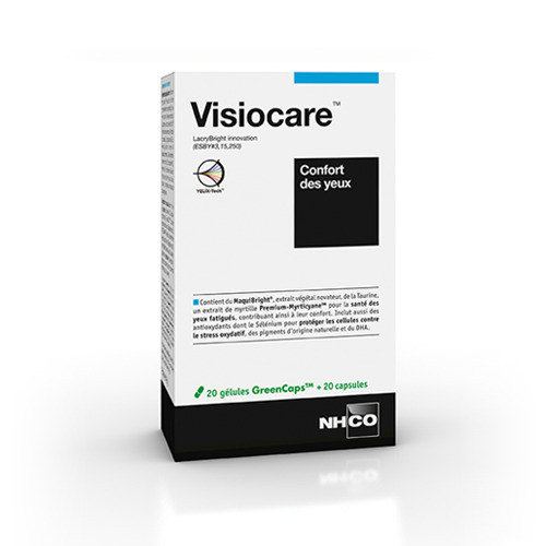 NHCO NUTRITION VISIOCARE 20 GELULES + 20 CAPSULES CONFORT DES YEUX 