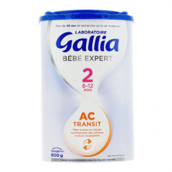 Gallia Bébé Expert AC transit lait 2ème âge 800 g