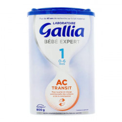 Gallia Bébé Expert AC transit Lait 1er âge 800 g