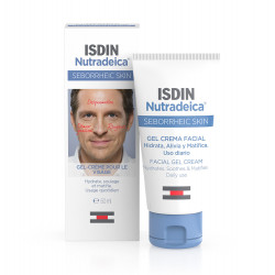  ISDIN CREME GEL VISAGE NUTRADEICA PEAU SEBORRHEIQUE 50ML