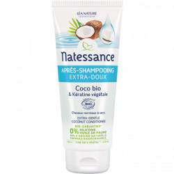 NATESSANCE APRÈS-SHAMPOOING EXTRA-DOUX COCO BIO ET KÉRATINE VÉGÉTALE 200 ML