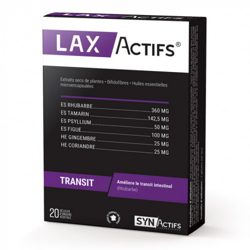 ARAGAN SYNACTIFS LAXACTIFS 20 GELULES 