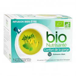 Bio Nutrisanté Infusion Confort de la Gorge 20 Sachets