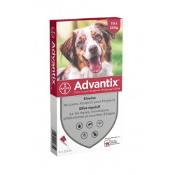 Advantix Chien Moyen 10 à 25 kg 4 Pipettes