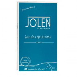 JOLEN bandes épilatoires corps (36 bandes)