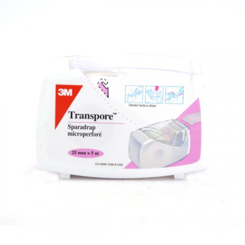 Transpore Sparadrap Micorperforé 2,5cm x 5m