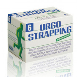 URGOSTRAPPING Bande adhésive élastique en longueur, hypoallergénique, spéciale sport 2,5mx6cm