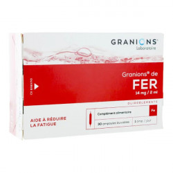 Granions fer 30 ampoules