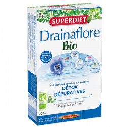 Super Diet Drainaflore Bio 20 Ampoules