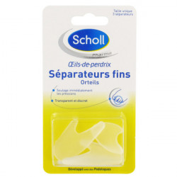 Scholl Séparateur d'orteils Fins