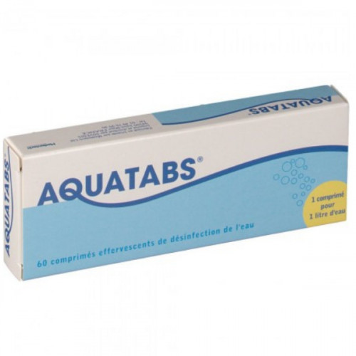 Aquatabs 1 Litre 60 Comprimés