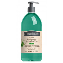 LE COMPTOIR DU BAIN SAVON TRADITIONNEL DE MARSEILLE ALOE 1 L