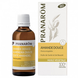 PRANARÔM HUILE VÉGÉTALE AMANDE DOUCE BIO 50 ML