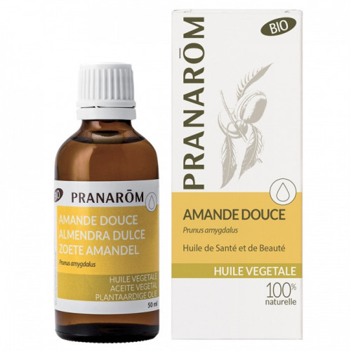 PRANARÔM HUILE VÉGÉTALE AMANDE DOUCE BIO 50 ML