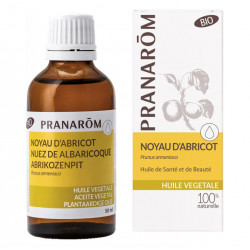 PRANARÔM HUILE VÉGÉTALE NOYAU D'ABRICOT BIO 50 ML