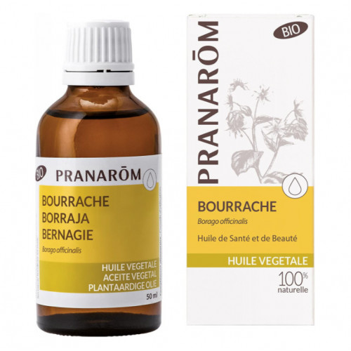 PRANARÔM HUILE VÉGÉTALE BOURRACHE BIO 50 ML