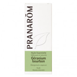 PRANARÔM HUILE ESSENTIELLE GÉRANIUM ROSAT CV BOURBON  BIO 10 ML