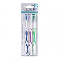 SUPERWHITE ORIGINAL BRUSH 3 BROSSES À DENTS SOUPLE