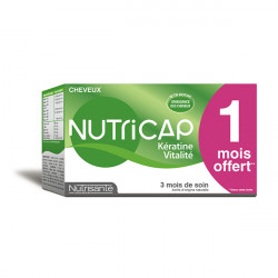 Nutrisanté Nutricap Kératine Vitalité Programme de 3 Mois dont 1 Mois Offert