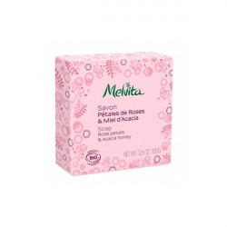 MELVITA SAVON PÉTALES DE ROSES & MIEL D'ACACIA 100 G