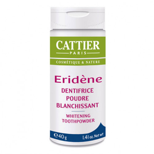 CATTIER ERIDÈNE DENTIFRICE POUDRE BLANCHISSANT 40 G