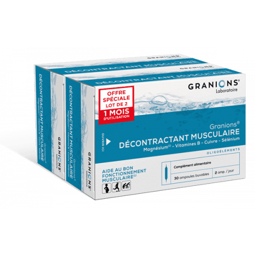 Granions Décontractant Musculaire 2 X 30 ampoules