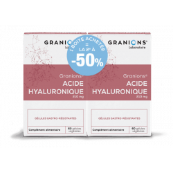 GRANIONS ACIDE HYALURONIQUE - Lot de 2x60 Gélules