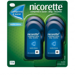 NICORETTE Menthe Intense 2 mg - 80 Comprimés à sucer