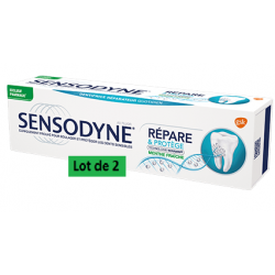 SENSODYNE DENTIFRICE Répare & Protège Menthe Fraîche Lot de