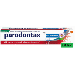 PARODONTAX DENTIFRICE Fraîcheur Intense Lot de 2x75ml