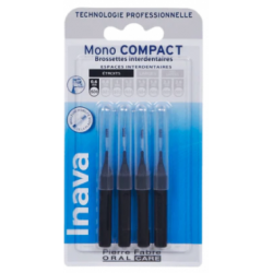 INAVA BROSSETTES MONO COMPACT NOIR - 4 Brossettes