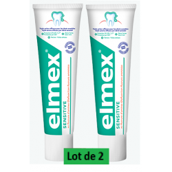 ELMEX SENSITIVE DENTIFRICE Lot de 2x75ml