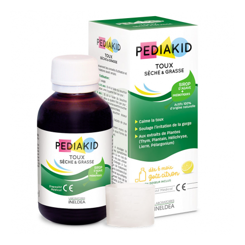 PEDIAKID TOUX SECHE GRASSE - Sol Buv 125ml