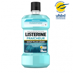 LISTERINE BAIN DE BOUCHE Fraîcheur Goût Léger 500ml