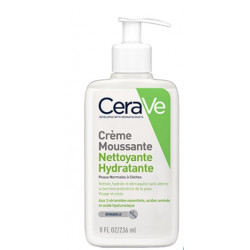 CERAVE CREME MOUSSANTE NETTOYANTE HYDRATANTE Flacon 236ML