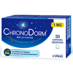 CHRONODORM MELATONINE 1mg - 30 comprimés sublinguaux