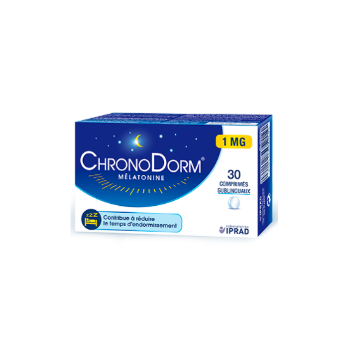 CHRONODORM MELATONINE 1mg - 30 comprimés sublinguaux